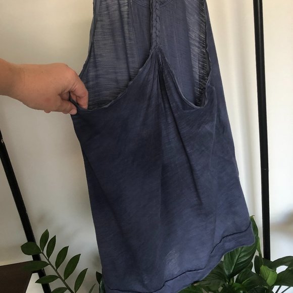 Free People Tie Dyed Fringe Top - Picture 4 of 7